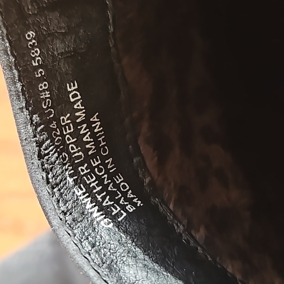 Tara M Leather Perfect Short Boots Size 8.5 - Picture 5 of 6